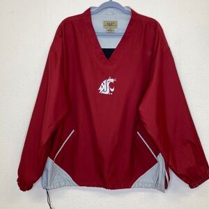 Vintage WSU Washington State Cougars Pullover Windbreaker Men's Size L-XL